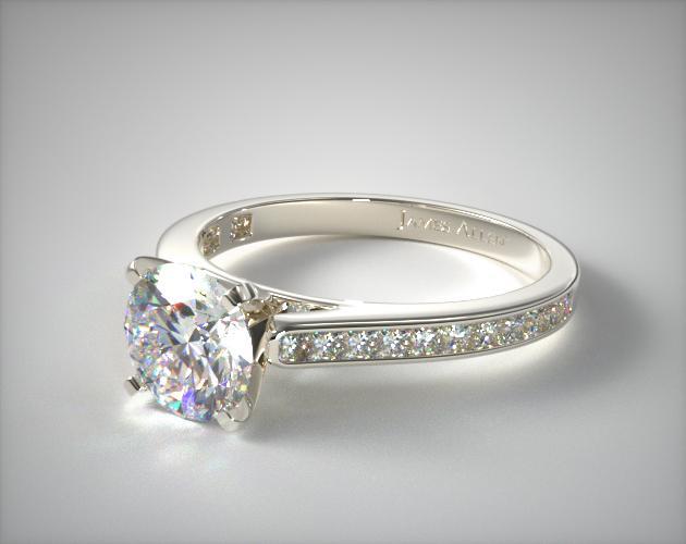 11106W14 | Thin Channel Set Princess Shaped Diamond ... (630 x 500 Pixel)