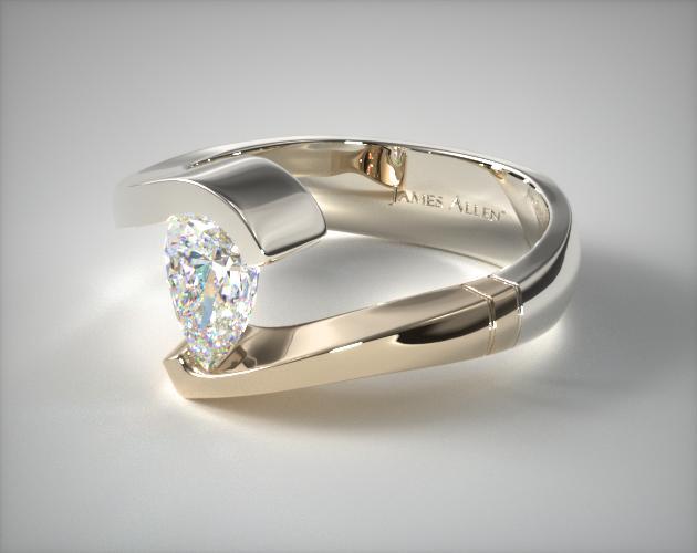 Contemporary engagement rings canada